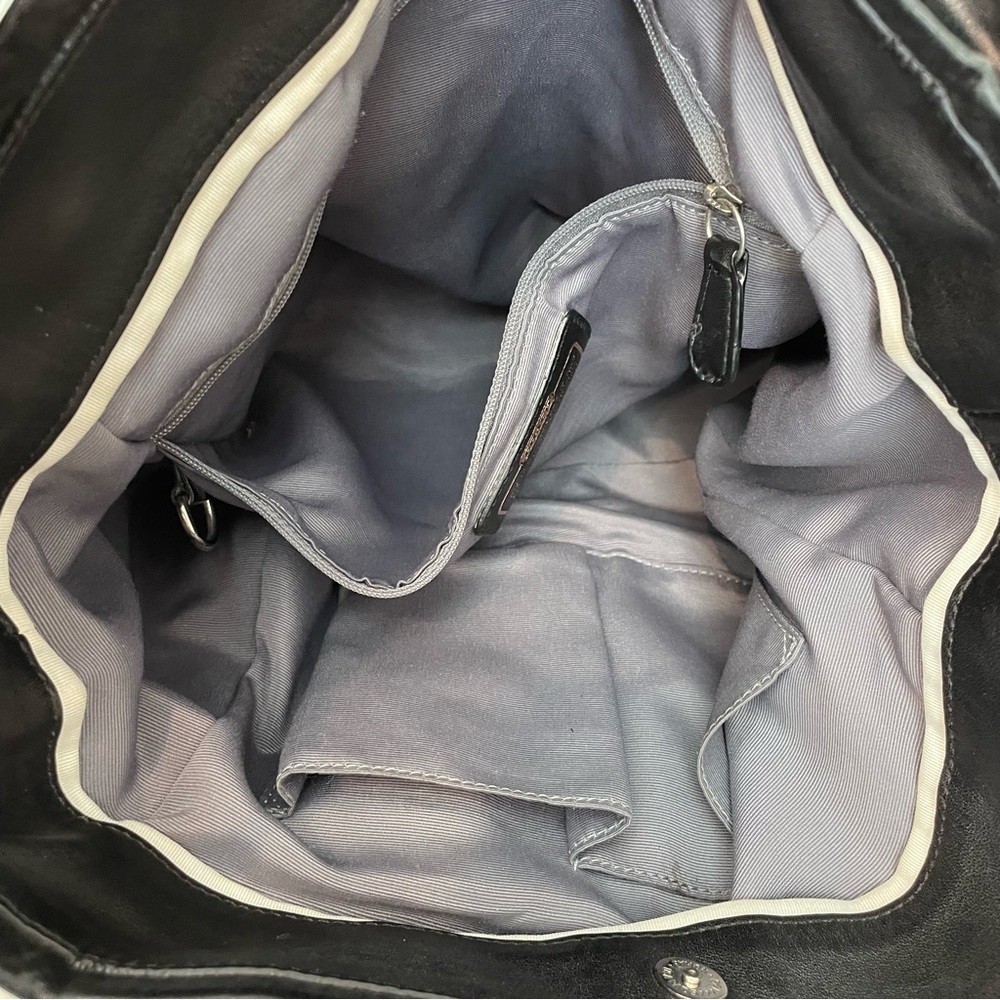COACH Parker Op Art Slouchy Hobo Bag - Gray/Black/Silver 13427 - Picture 14 of 14